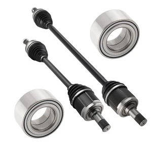 Front CV Axle Shaft+Bearings for Honda Accord 2.4L 2003 2004 2005 2006 2007 - Bild 1 von 21