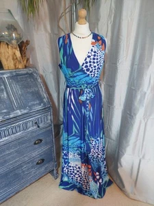 Gorgeous Kaleidoscope Dress Size 14 Rainbow Classic Elagant Wedding Ascot Cruise - Picture 1 of 6