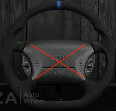 Volante Alcantara personalizado 94-04 Ford Mustang GT Cobra SVT Saleen GT350R Foto 1 de 4