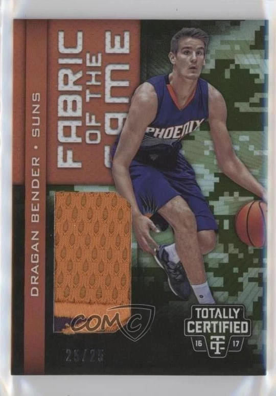 2016-17 Panini Totally Certified Camo /25 Dragan Bender #15 RC - Image 1 of 2