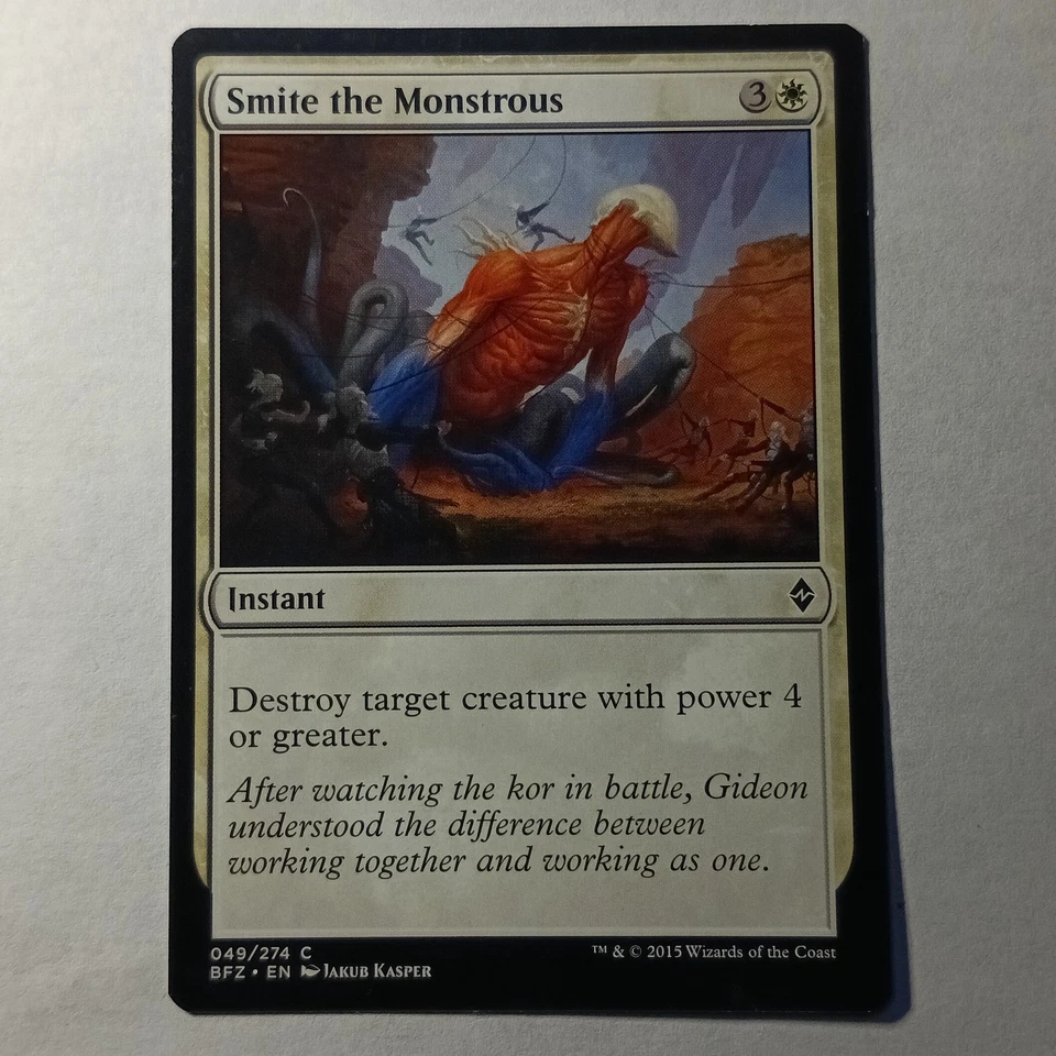 Smite the Monstrous Battle for Zendikar Regular - Image 1 of 1