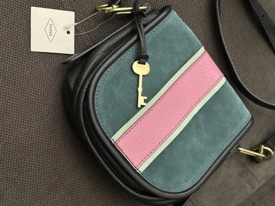 Сумочка через плечо OSSIL RUMI альпийская зеленая седло кожа/замша ZB7393307 158 долл. США  - Изображение 1 из 3