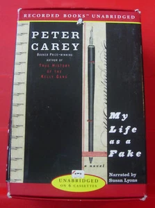 Peter Carey My Life As A Fake 6-Tape UNABRIDGED Audio Book Susan Lyons - Picture 1 of 1