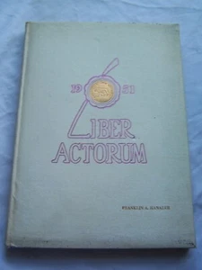1951 BOSTON LATIN SCHOOL YEARBOOK BOSTON, MASSACHUSETTS LIBER ACTORUM - Foto 1 di 1
