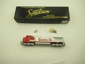 HO BACHMANN SPECTRUM 86005 GE DASH 8-40CW WIDE CAB DIESEL SANTA FE # 802 - Picture 1 of 11