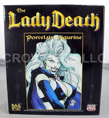 Figura de porcelana The Lady Death 6-1/2" Chaos Comics Moore Creations 1995 NiB Foto 1 de 4