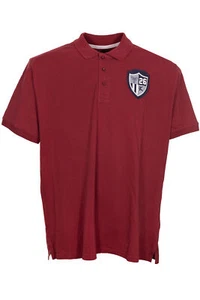 Kitaro Camiseta Polo Para Hombre De Manga Corta Piqué Algodón Rojo Azul XXL 3XL - Imagen 1 de 10