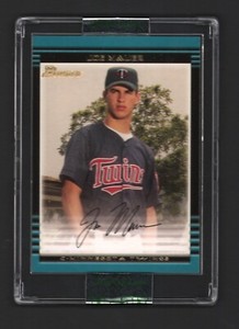 2002 Bowman #379 Joe Mauer RC Rookie card Uncirculated