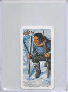 1973 Seal Hunter National Wildlife Federation The Arctic Card #4 Series 16 - Picture 1 of 2
