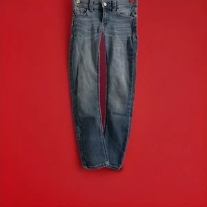 Jordache Skinny Size 7 Slim Girls Youth Light Blue Jeans Cotton Blend Stretch - Picture 1 of 8