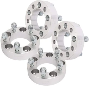 5x5 to 5x4.5 Wheel Adapters 1.25" Inch Put 5x114.3 Wheels on 5x127 Hubs 12x1.5 - Picture 1 of 12