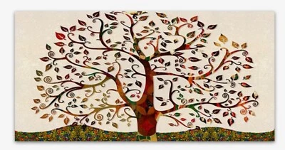 Canvas Wall Art  TREE OF LIFE  by GUSTAV KLIMT   12 x 24  Unframed    589 - Image 1 of 3