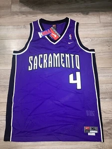 Chris Webber #4 Sacramento Kings NBA Nike Sewn Jersey XL Vintage New NWT - Picture 1 of 5