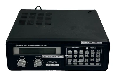 Realistic PRO-2021 Programmable 200-Ch Scanner Receiver VHF/ UHF AM/FM - Image 1 of 4