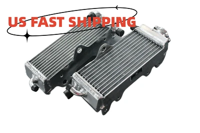 Radiador aluminio 40mm para Yamaha YZ125 1996 1997 1998 1999 2000 2001 ENVÍO EE. UU. Foto 1 de 4