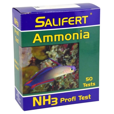 Salifert Test Kit Ammonia (NH3) Profi Test 50 Tests for Saltwater Reef Aquariums - Image 1 of 4