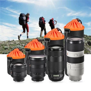 Waterproof Soft Neoprene Camera Lens Pouch Bag Drawstring Protector Case - Picture 1 of 18