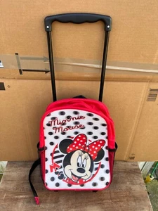 MINNIE MOUSE RUCKSACK, VINTAGE, KLEINER RUCKSACK, MINNIE MOUSE ROLLKOFFER - Bild 1 von 9