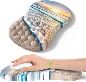 Emanya Ergonomic Large Mouse Pad Wrist Support with Massage Bump Dot Design f... - Picture 1 of 9