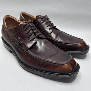 ECCO Men’s US 6 - 6.5 Windsor Comfort Dress Dark Brown Shoes Size EU 40 - Picture 1 of 13