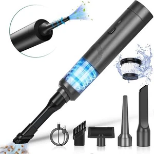 Car Vacuum Cleaner Wet and Dry Strong Suction Portable Handheld Vacuum Cordless - Picture 1 of 26