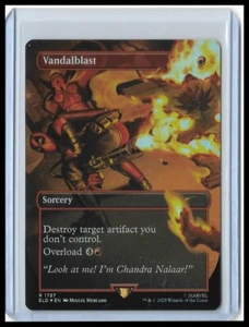MTG Vandalblast Secret Lair Drop Deadpool Rainbow Foil Rare - Picture 1 of 2