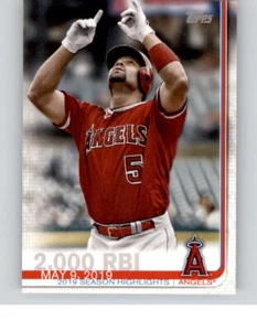 2019 Topps Mini On Demand Albert Pujols Base Card Angels 2.000 RBI #US72 - Bild 1 von 1