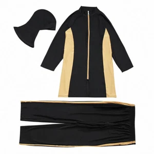 3pcs Women Muslim Swimsuits Burkini Islamic Arabic Swimwear Suit Hijab Beachwear - Picture 1 of 27