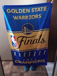 Golden State Warriors 3'x5' NBA Logo Banner: 7 Times NBA Champions Neu! - Bild 1 von 1
