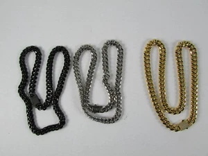 Invicta Jewelry Men's 26" Stainless Simulated Diamond Necklace - Picture 1 of 10