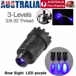 Compound Bow Sight Light Bowlight LED 3-Levels Rheostat Adjustable 3/8-32 Thread - Picture 1 of 12