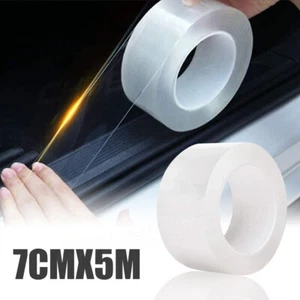 Per Volvo S40 2004-2007 Striscia Protezione Trasparente Auto Scuff Targa Porta Auto Adesivo - Foto 1 di 16