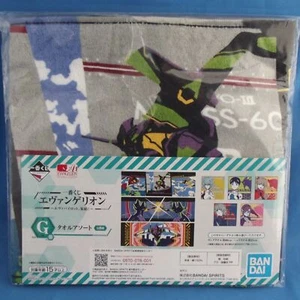 Bandai Ichiban Kuji Hand towel Evangelion Eva Pilots Assemble! G Prize Style 1 - Picture 1 of 4