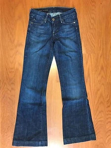 Jean Citizens of Humanity Dunaway para mujer 24 elástico pierna completa cintura baja 087C-001 - Imagen 1 de 8