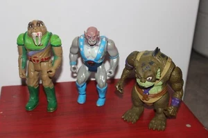 (3) 1985 Telepix Thundercats Action Figures S-S-Slithe Tuska Warrior Panthro - Picture 1 of 13