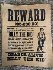Billy the Kid wanted poster