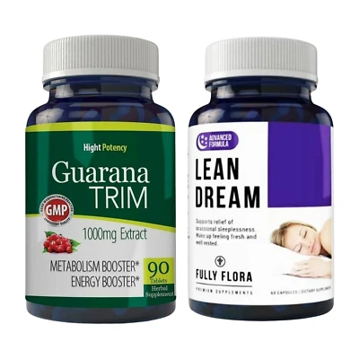 Extracto de guaraná metabolismo aumentar suplementos y ayuda para dormir pastillas naturales para dormir Foto 1 de 4