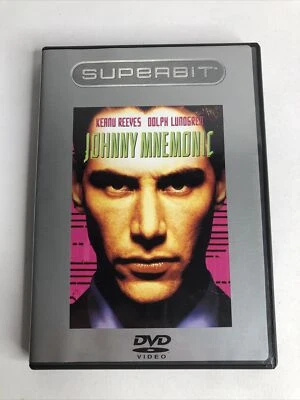Johnny Mnemonic (DVD, 2001, The Superbit Collection) Keanu Reeves W Insert - Image 1 of 3