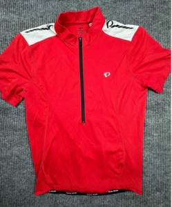 Pearl Izumi Shirt Men's Small Red Select Quest Cycling Jersey Short Sleeve - Picture 1 of 12
