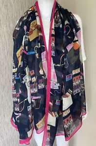 PAUL SMITH LARGE ARCHIVE EXPLORER SCARF MADE IN ITALY BNWT - Picture 1 of 21