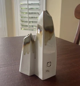VTG Sgrafo Modern Porzellan Double Peaks Vase #3024 Germany Rare Find; 8.5” T - Picture 1 of 8