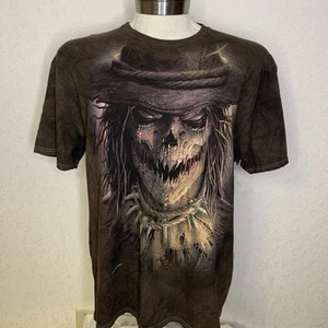 James Ryman 2013 Scarecrow Horror Tie Dye Graphic T-Shirt Size XL Halloween NWT - Picture 1 of 6