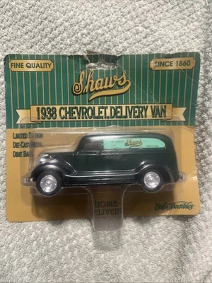 1996 Die-cast Metal Dime Bank Shaw’s Home Delivery 1938 Chevy Van - Image 1 of 4