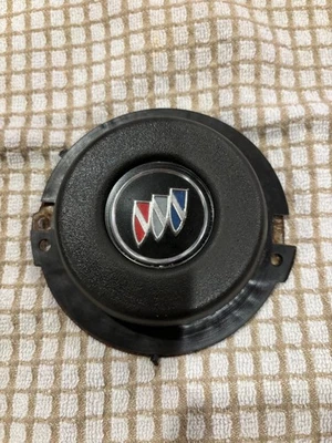 1983-1987 Buick Regal Steering Wheel Gray Horn Cap Assembly (Colored Tri-Shield) - Image 1 of 4