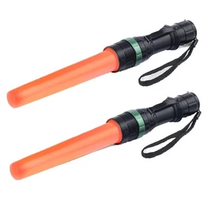 Linterna LED duradera y ligera (2 piezas), control de tráfico de seguridad de 11 pulgadas con... - Imagen 1 de 9
