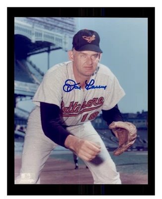 SIGNED DON LARSEN 8X10 PHOTO AUTOGRAPH BALTIMORE ORIOLES - Image 1 of 2