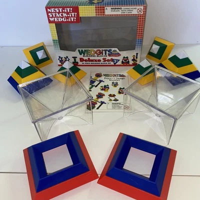 WEDGITS Deluxe Set /30 Piece Building Block Set NEW IN BOX￼ - Image 1 of 4