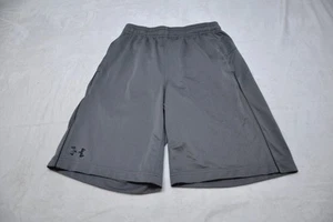 Under Armour Shorts Mens Small Gray HeatGear Loose Athletic Gym Basketball - Picture 1 of 11