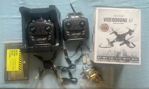 Protocol Video Drone AP w/Box Drone & 2 Controllers Spare Batteries All Cables - Picture 1 of 11