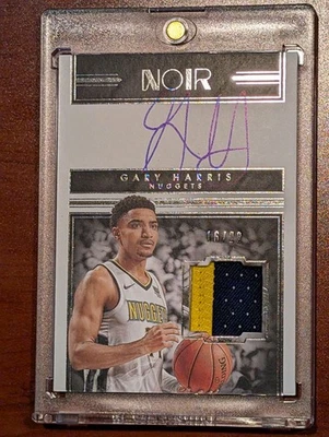 Panini Noir 2017-18 - Parche automático usado en juegos - Gary Harris #CL-GH 16/20 Foto 1 de 4